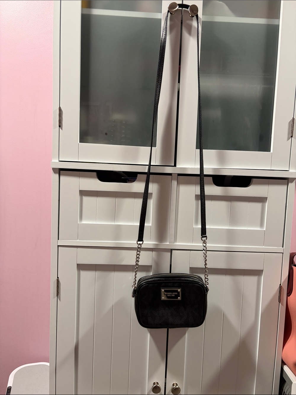Michael Kors Black Leather Crossbody - Picture 16 of 17